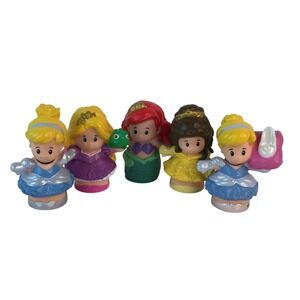 Fisher Price Little People Disney Princess Lot Ariel Rapunzel Belle Cinderella